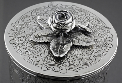 Rare Victorian Silver Coffee Percolator - Walter Morisse